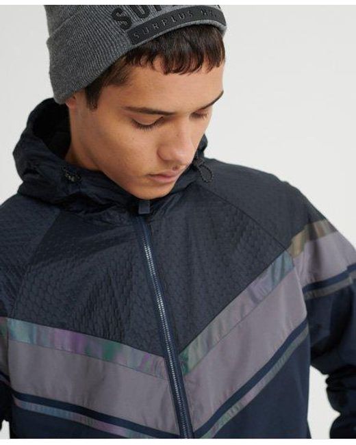 Superdry Blue Eclipse Cagoule Jacket Eclipse for men