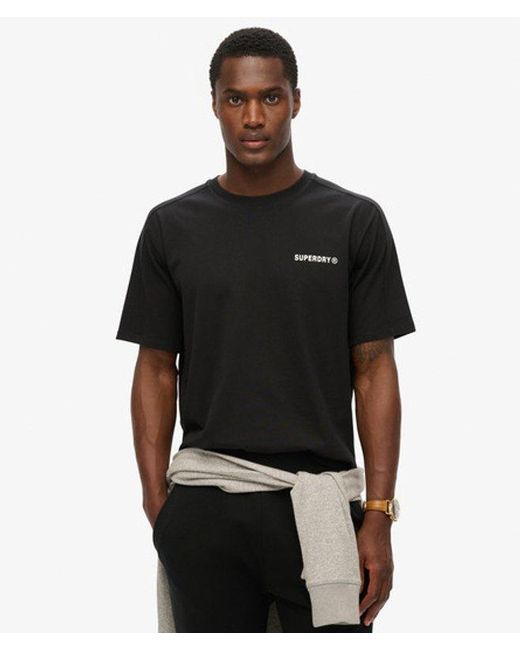 Superdry Black & Co Tech Relaxed T-shirt for men