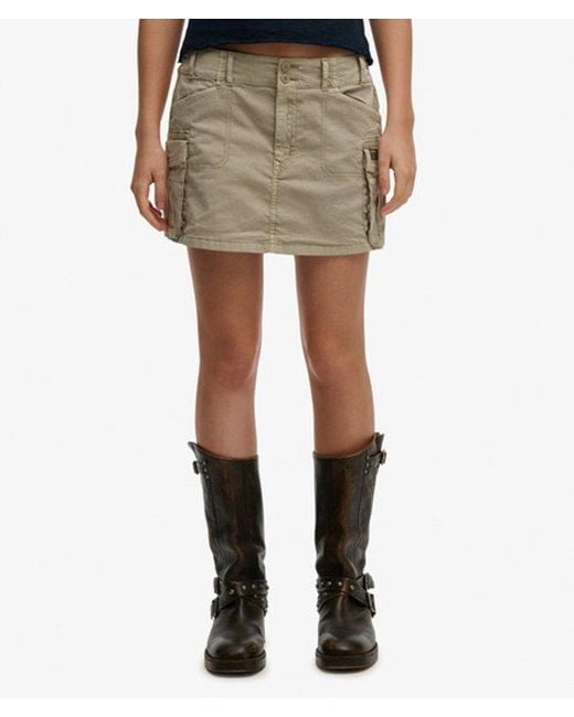 Superdry Blue & Co Cargo Mini Skirt