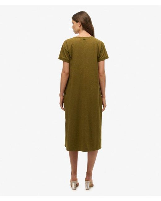 Superdry Green & Co Midi T-shirt Dress