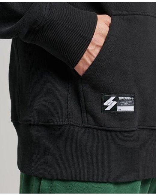 Superdry Gray Code Halftone Loose Hoodie