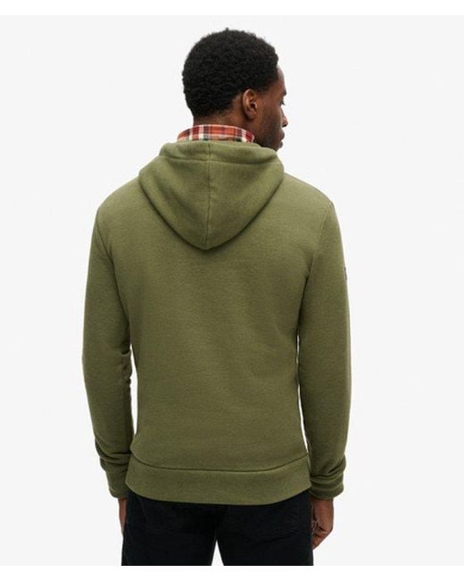 Superdry Green & Co Vintage Logo Premium Goods Graphic Hoodie for men