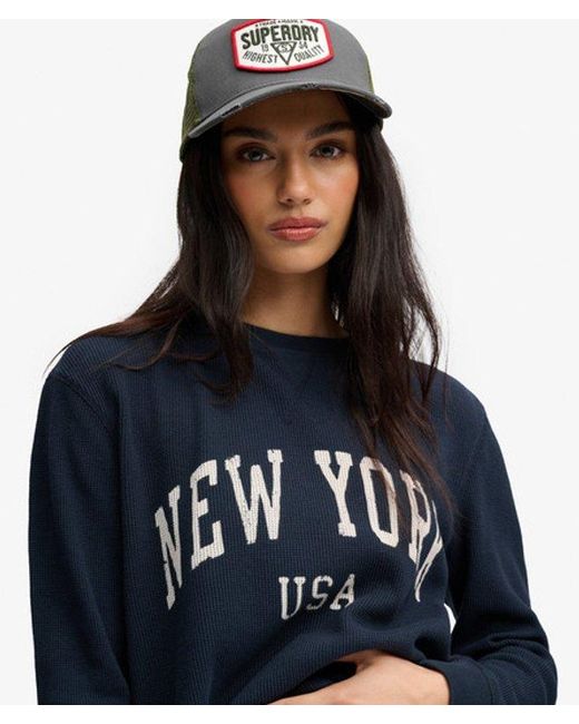 Femme Casquette Trucker En Mesh Taille: 1Taille Superdry pour homme en coloris Black
