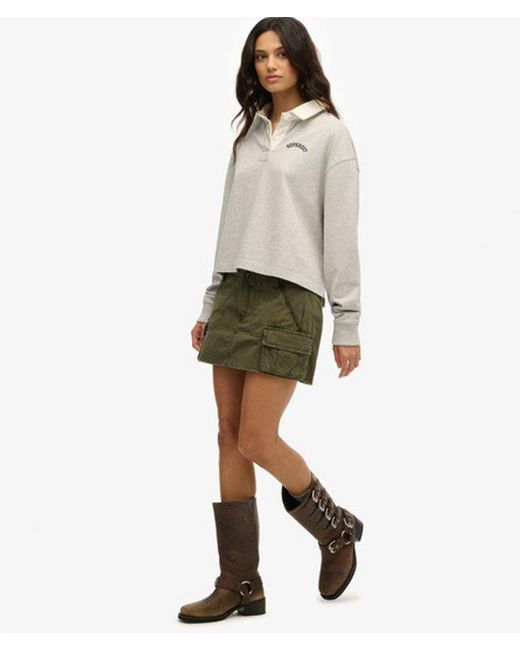 Superdry Natural & Co Utility Parachute Skirt