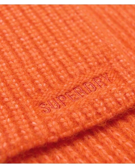 Superdry Orange & Co Essential Ribbed Scarf