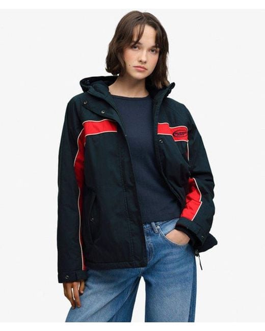 Superdry Blue & Co Vintage Hooded Wind Jacket