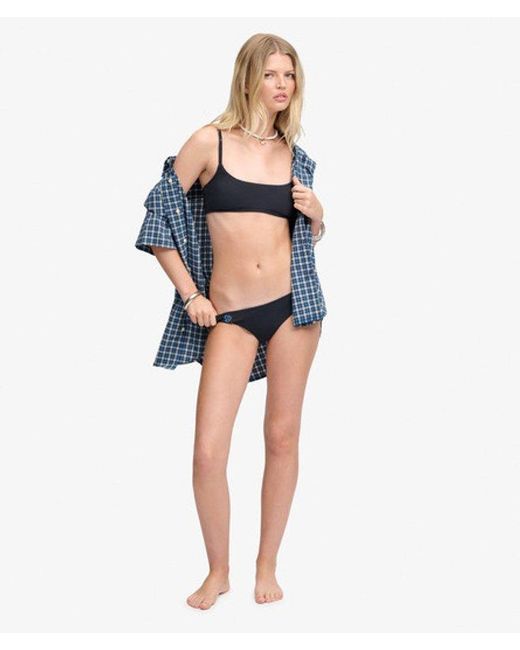 Superdry Black & Co Classic Bikini Bottoms
