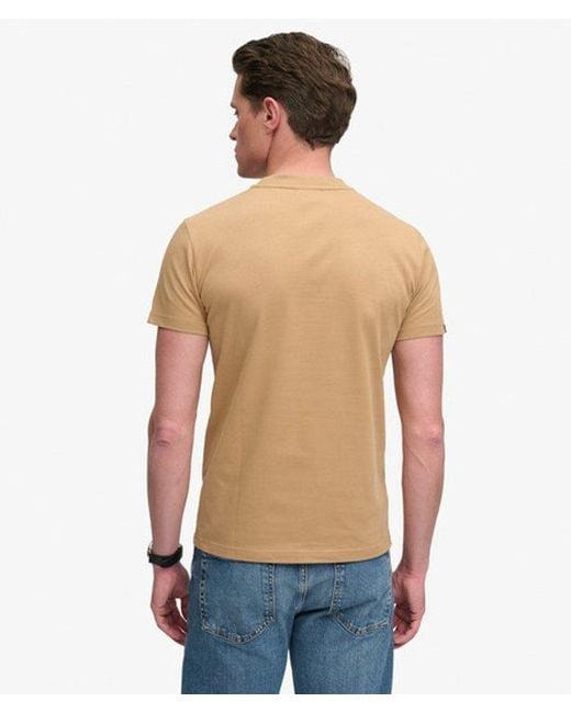 Homme T-Shirt Essential À Logo Serif Brodé Taille Superdry pour homme en coloris Blue