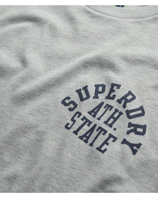 Superdry Gray & Co Athletic Essentials Long Sleeve Top for men