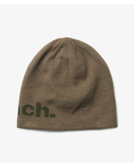 Superdry Green Bench X & Co Bench Jacquard Skater Beanie Hat for men