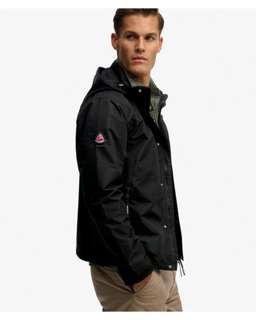 Superdry Black & Co Hooded Shell Jacket for men