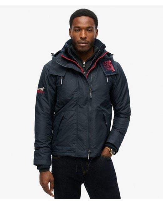 Superdry Mountain Sd Windcheater Jas in het Blue voor heren