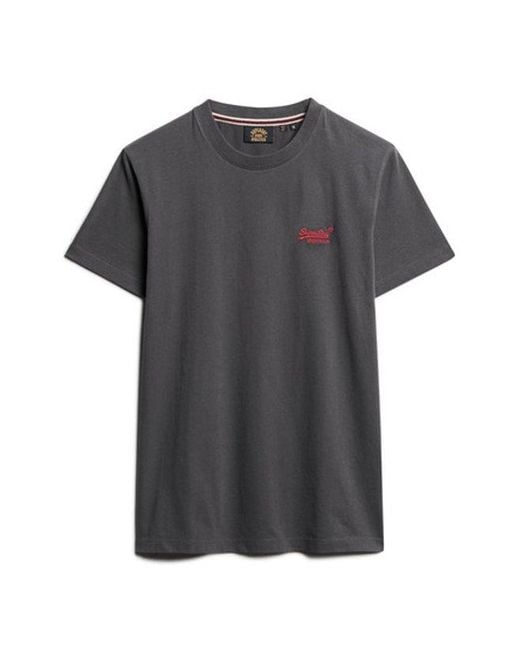 Superdry Gray & Co Essential Logo T-shirt for men
