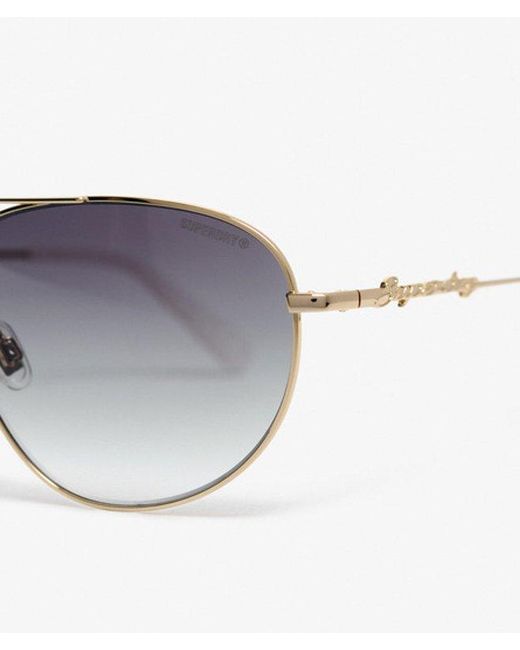 Femme Lunettes De Soleil Aviateur À Verres Dégradés Taille: 1Taille Superdry en coloris Metallic
