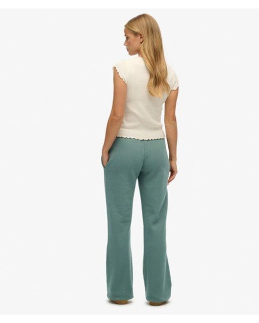 Superdry Blue Super 77 Flare joggers