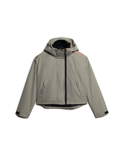 Veste code sd-windcheater Superdry en coloris Gray