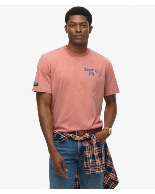 Superdry Red & Co Trade Tools Oversized T-shirt for men