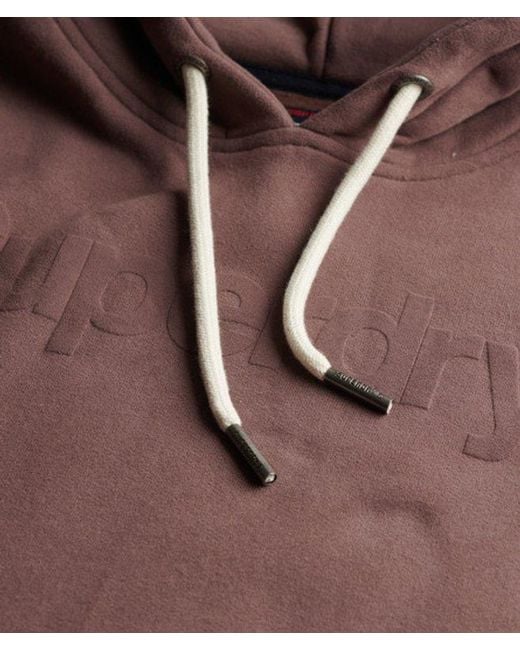 Superdry Red Tonal Core Hoodie