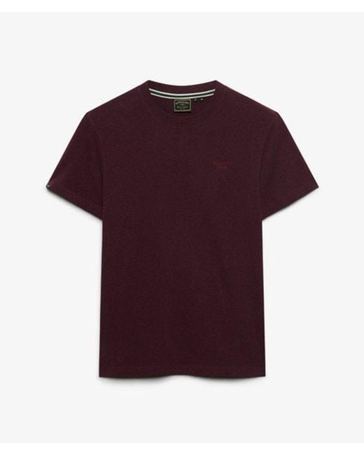 Superdry Blue & Co Essential Serif Logo Embroide for men