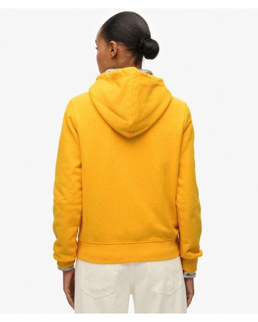 Superdry Yellow Great Outdoors Embroidered Hoodie