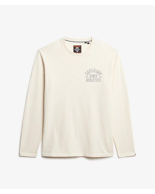 Superdry Natural & Co Athletic Essentials Long Sleeve Top for men