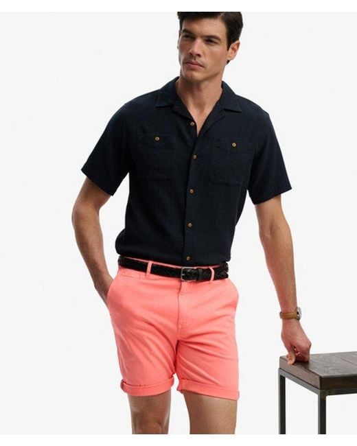 Superdry Red & Co Premium Regular Chino Shorts for men