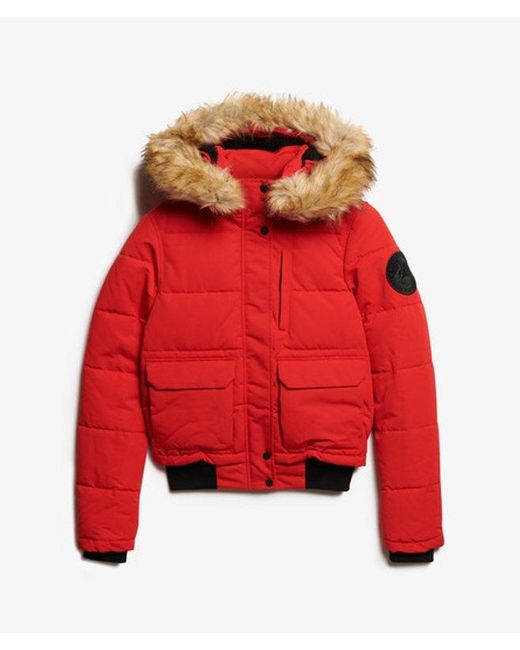 Superdry Red & Co Everest Bomber Jacket