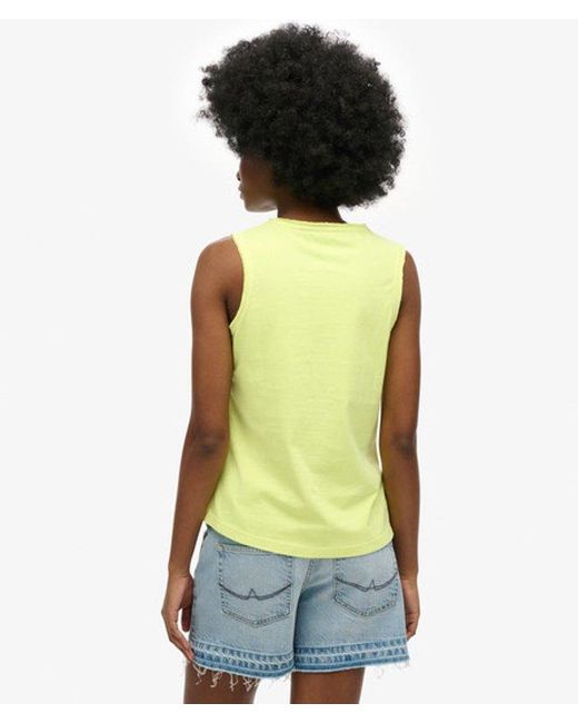 Superdry Green & Co Outdoor Stripe Scoop Neck Tank Top