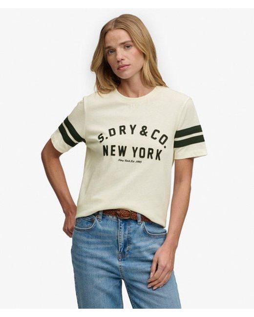 Superdry Natural & Co Country Club Applique T-shirt