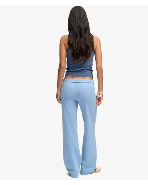 Superdry Athletic Essentials Omslag joggingbroek in het Blue