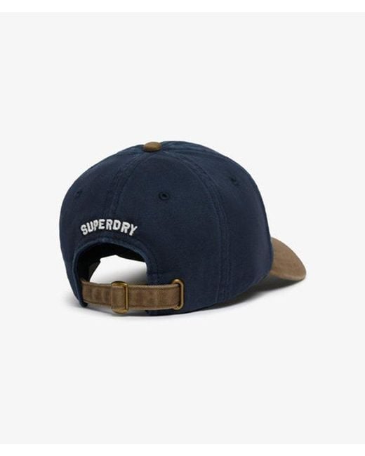 Femme Casquette De Baseball À Visière Contrastée Taille: 1Taille Superdry en coloris Blue