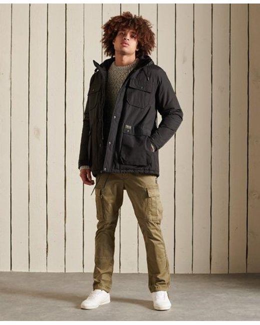 superdry padded parka