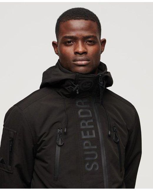 Superdry Black Ultimate Sd Windcheater Jacket for men