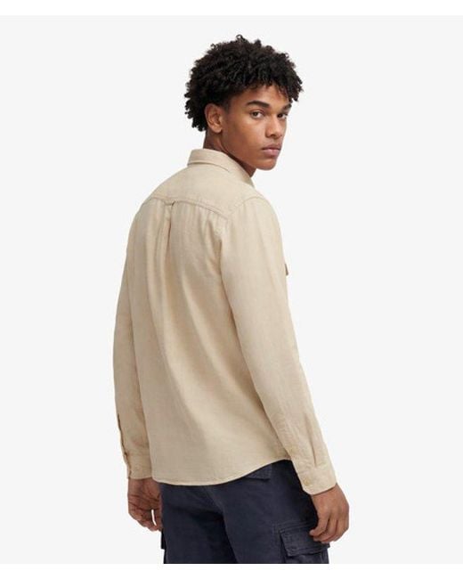 Superdry Natural & Co The Merchant Store- Lite Long Sleeve Shirt for men