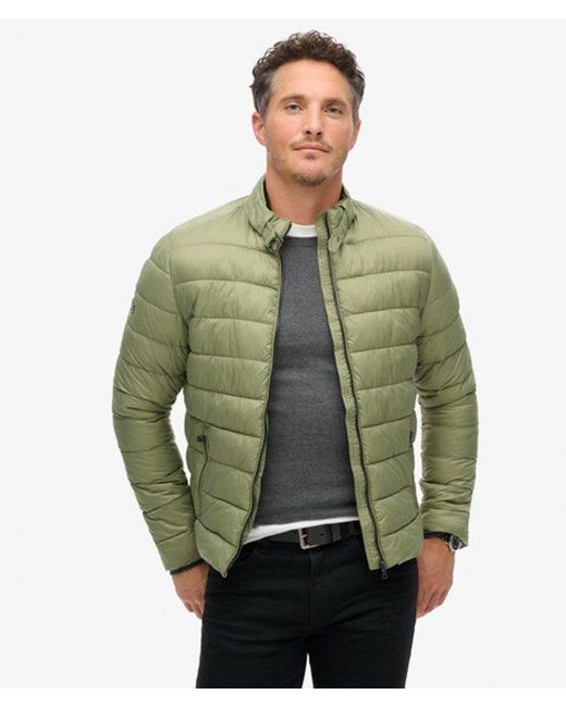 Superdry Green Lightweight Padded Jacket for men