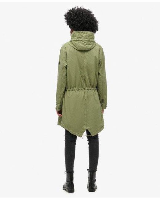 Superdry Green Fully Lined Vintage Field Parka