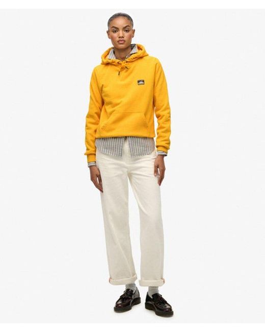 Superdry Yellow Great Outdoors Embroidered Hoodie