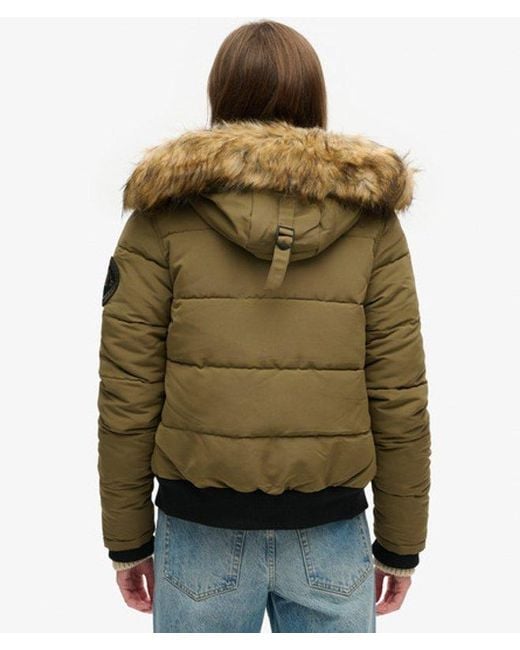 Superdry Natural & Co Everest Hooded Bomber Jacket