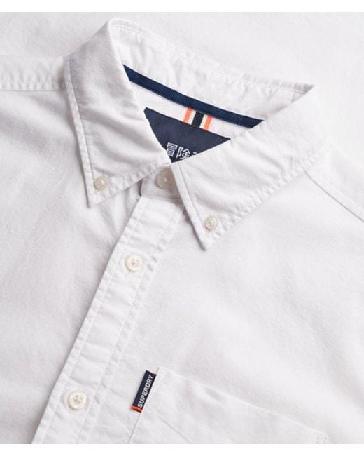Superdry White & Co Essential Oxford Long Sleeve Shirt for men