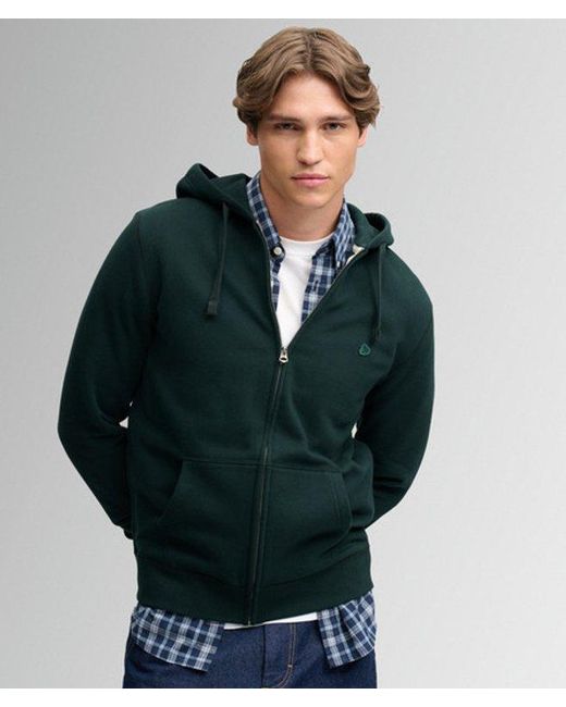 Superdry Gray & Co Essential Logo Zip Hoodie for men