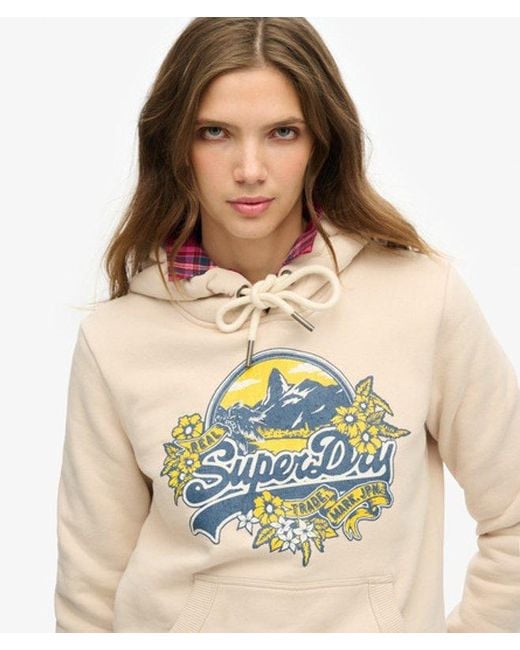 Superdry Natural Floral Hoodie