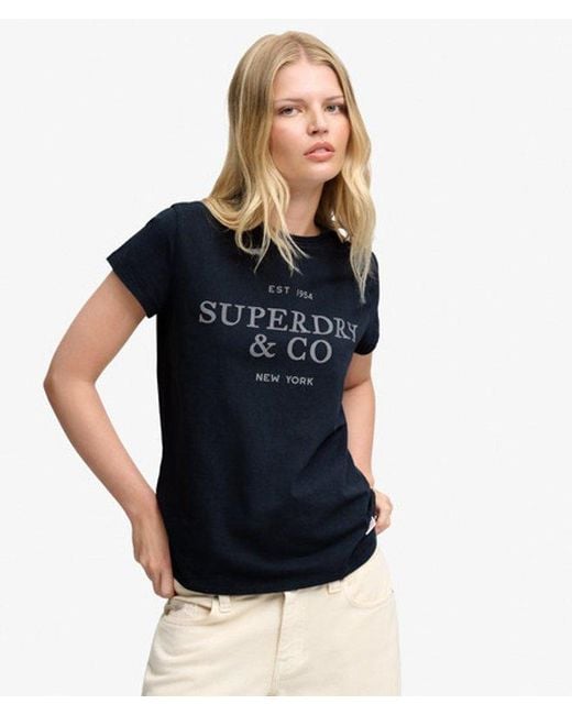 Superdry Black & Co Luxe Casual Classic T-shirt