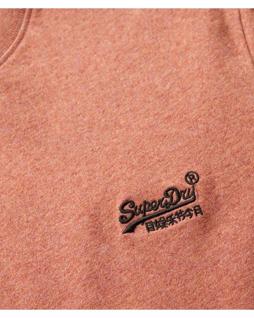 Superdry Red & Co Essential Logo T-shirt for men