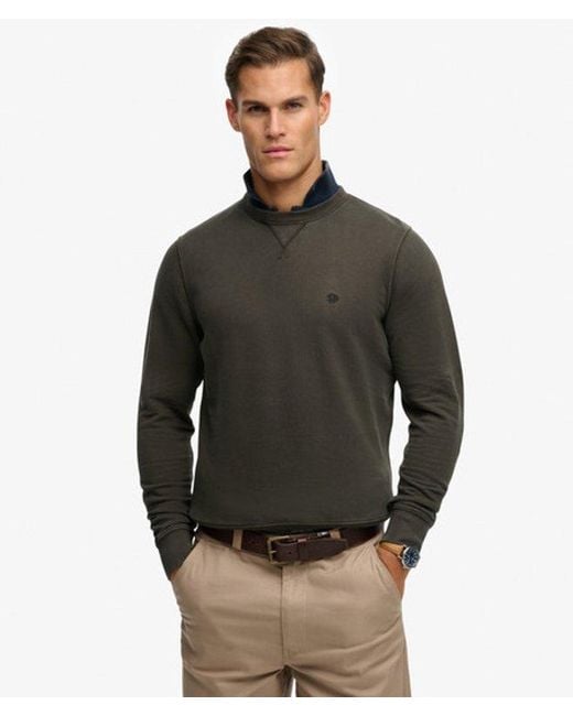 Homme Sweatshirt Classic Essential Taille Superdry pour homme en coloris Gray