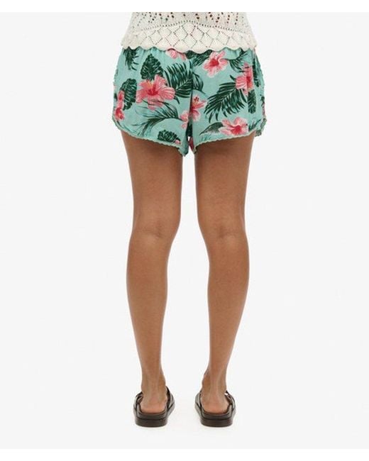 Superdry Strandshort in het Blue