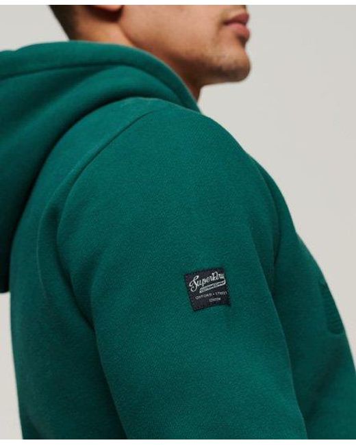 Superdry Green Core Source Logo Hoodie for men