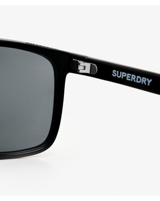 Superdry Blue Square Sports Sunglasses for men