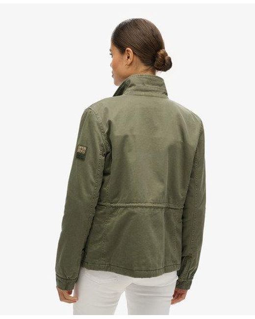 Superdry Green Military M65 Lined Jacket