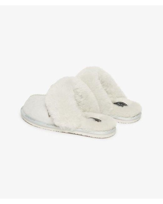 Superdry White & Co Suede Mule Slippers