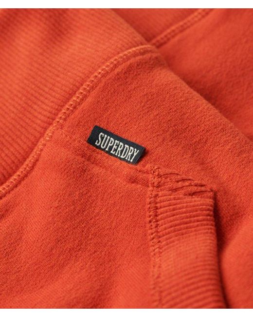 Superdry Red & Co Essential Logo Hoodie for men